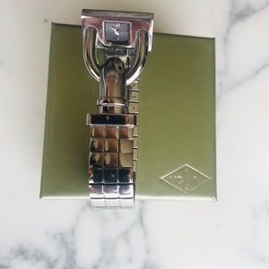 Van Cleef & Arpels Cadenas Watch Steel Black Dial